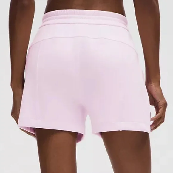 lululemon light Pink softstreme shorts buttery soft comfy cozy loungewear 12 - Picture 2 of 7